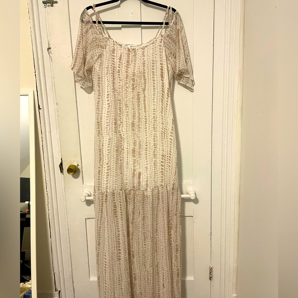 Off the shoulder BCBG dress